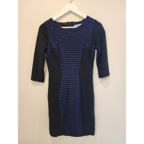 ANTONIO MELANI Dresses & Skirts - Antonio Melani Colorblock Striped Sheath‎ Dress Size 2 Stretch Career Workwear